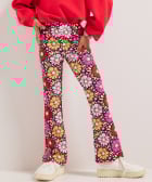 flared fit broek print