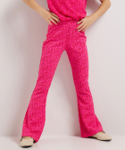 flared fit broek print