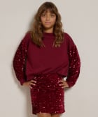glitter set: rok en sweater