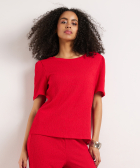 t-shirt met ronde hals