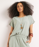 t-shirt met ketting