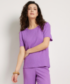 uni t-shirt met ronde hals