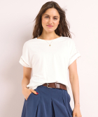 t-shirt met gehaakt detail