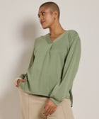 scuba top met v-hals