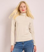 basic top met lange mouw en col