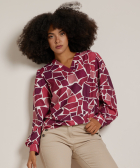 top met all-over dessin
