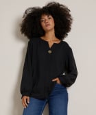 top met sierknoop