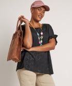 ajour top met ketting