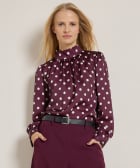 top met stippenprint