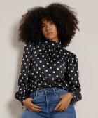 top met stippenprint
