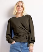 top met knoopdetail