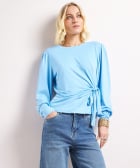top met knoopdetail
