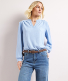 v-hals top structuur