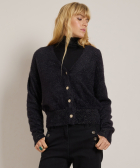 v-hals vest met knopen