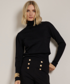 glitter trui met turtleneck