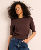 basic trui met korte mouwen