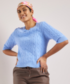 trui met kabelpatroon