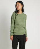 jacquard trui uni