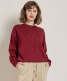 wijde trui embroidery extra zacht