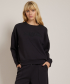 wijde scuba trui embroidery amour