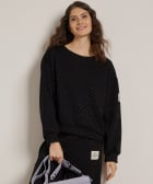 glitter trui mouwlabel