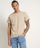 jersey t-shirt met borstzak