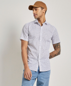 slim fit overhemd korte mouw