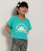 oversized kort t-shirt met print