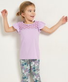 t-shirt met kanten details