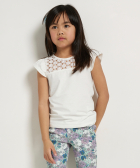 t-shirt met kanten details