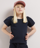 structuur t-shirt pofmouw