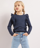 glitter top trendy ruches