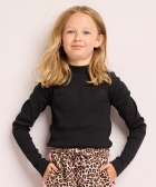 rib top met borstprint