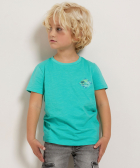 t-shirt met tropisch borduursel