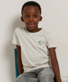 t-shirt met tropisch borduursel