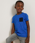 t-shirt met nylon borstzakje