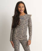 Top met all-over dierenprint
