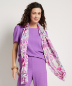 sjaal met abstracte print
