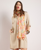 sjaal blad abstract design