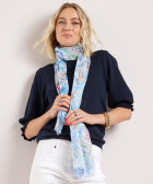 sjaal blad abstract design