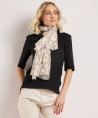 sjaal met retro print