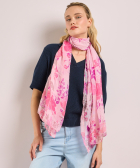 sjaal met bloemenprint