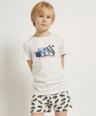 shortama set met print
