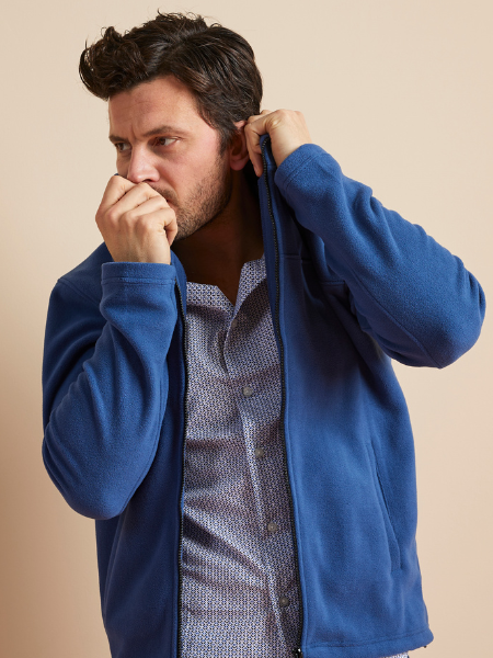 blauw vest