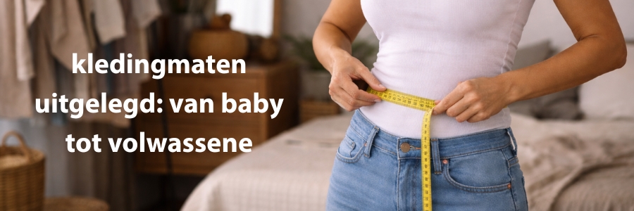 kledingmaten uitgelegd: van baby tot volwassene