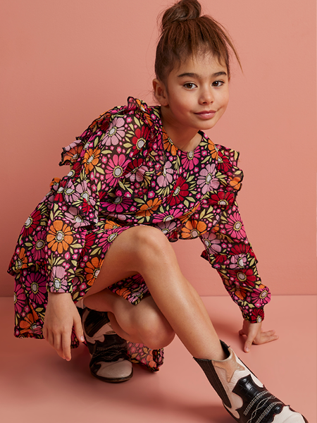 meisjes bloemetjesjurk