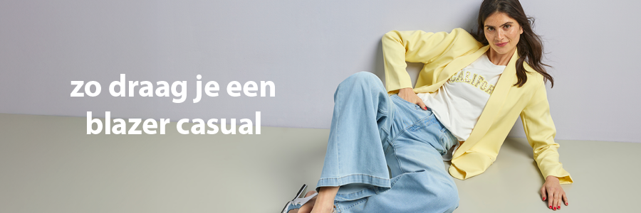 zo draag je een blazer casual